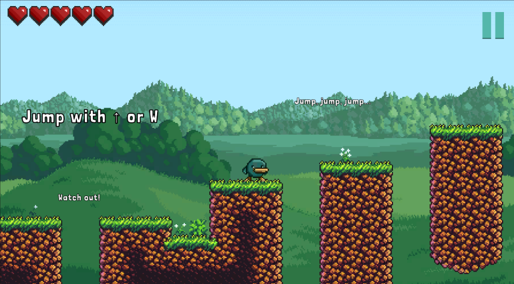 MICRORUN Screenshot - Jumping platforms
